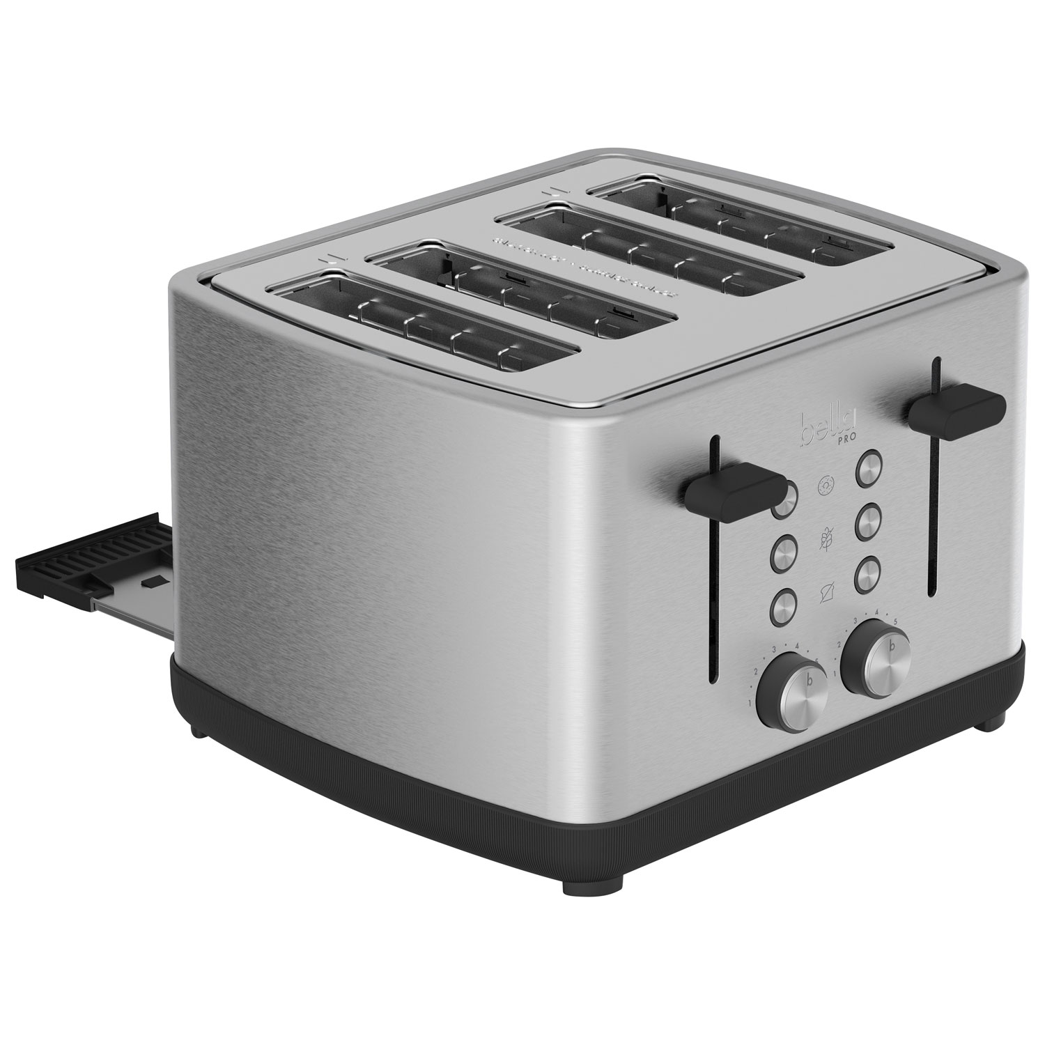 Bella Pro Toaster - 4-Slice - Stainless Steel - Only at Best Buy