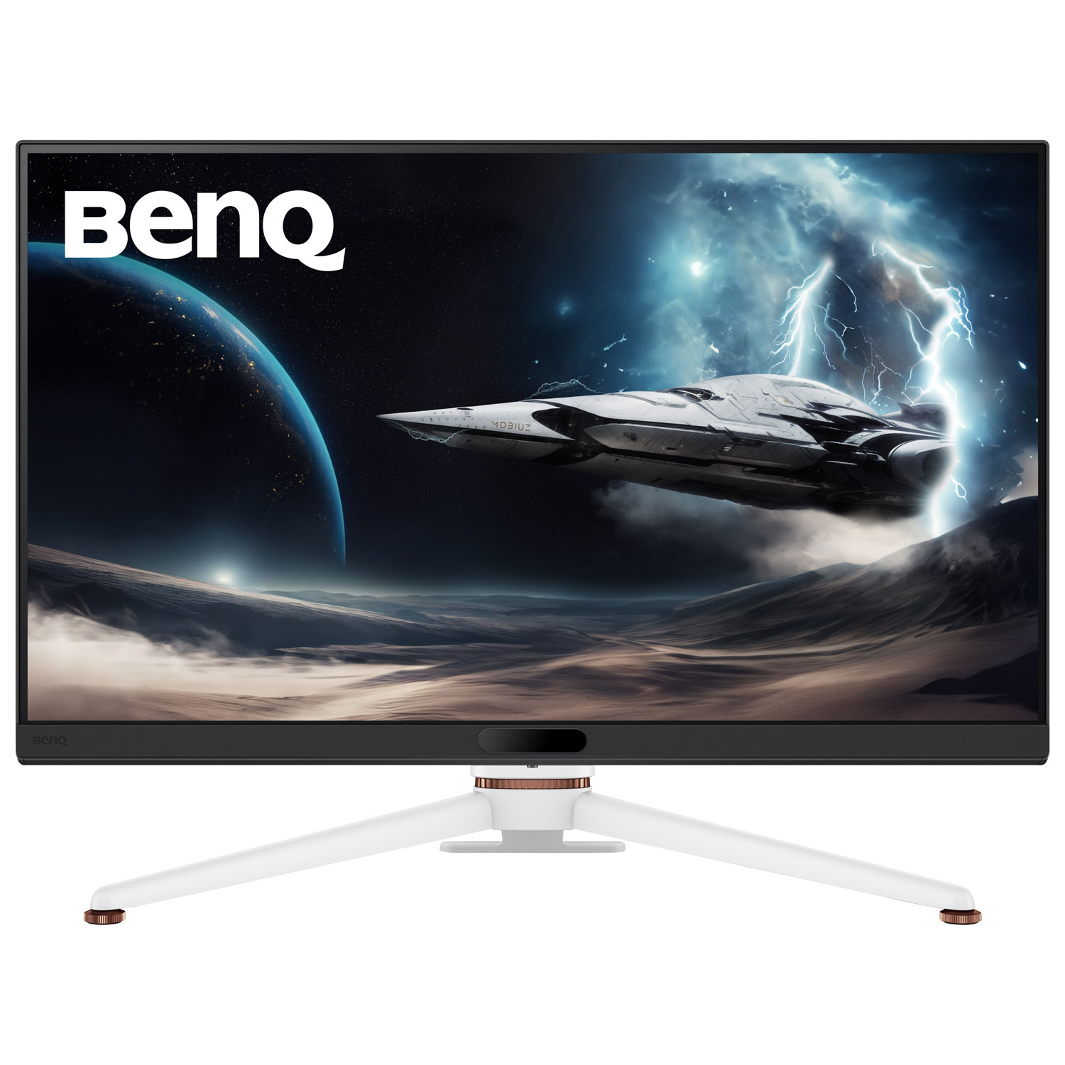 Moniteur ACL IPS 1 ms gàg UHD 4K 165 Hz de 27 po MOBIUZ de BenQ - Blanc
