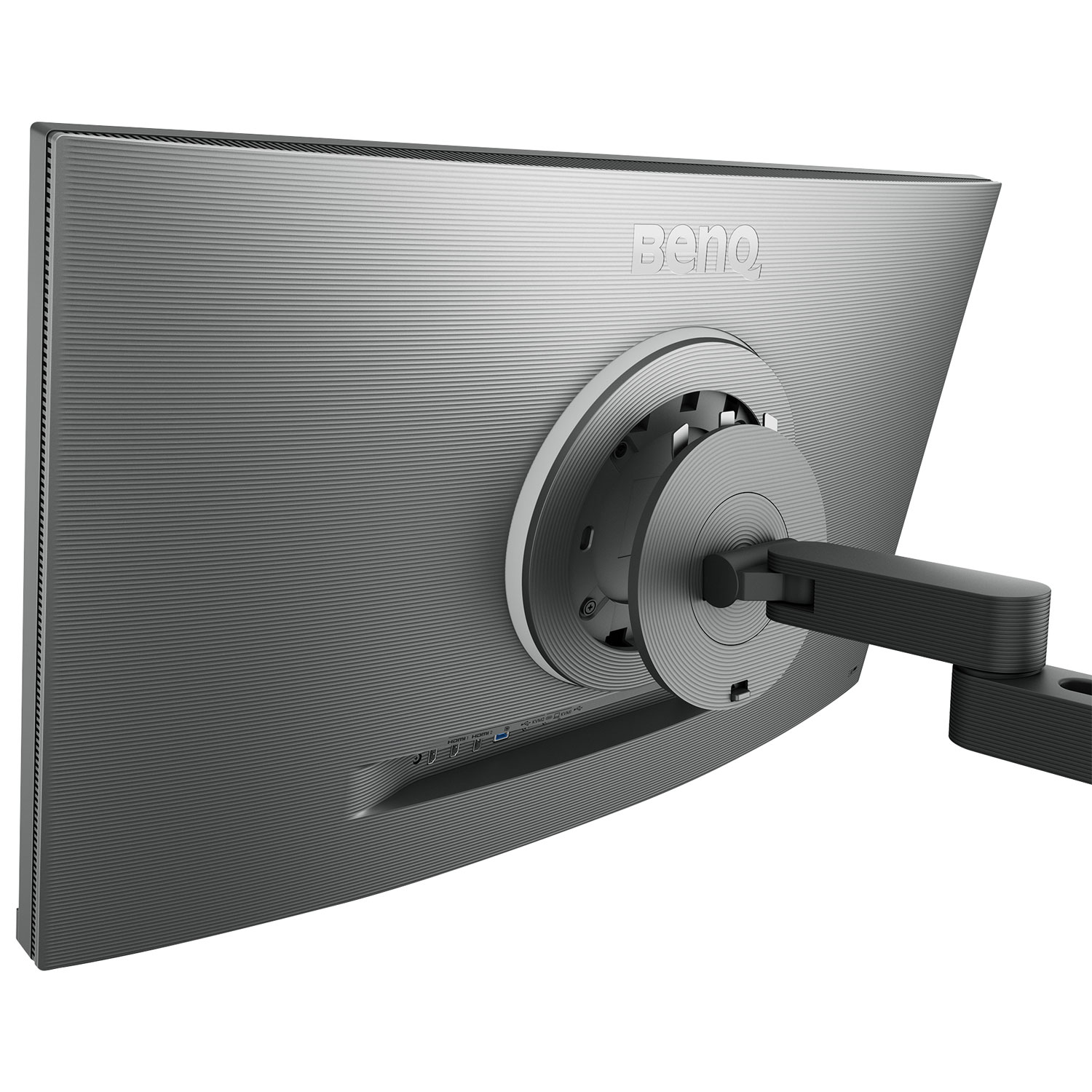 Moniteur ACL IPS Ultra HD 4K 60 Hz de 31,5 po de BenQ avec temps de réponse de 5 ms gris à gris - Gris métallique