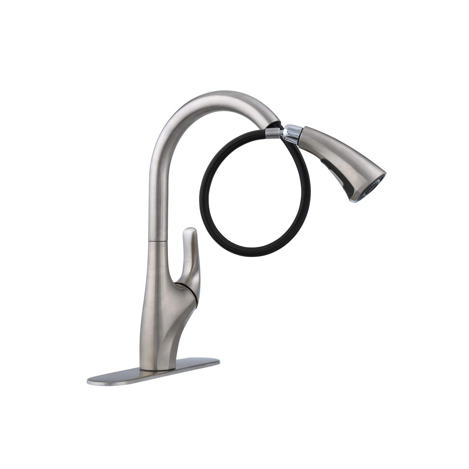 Robinet d'évier Kohler K-R18594-SD-VS Trielle, acier inoxydable éclatant