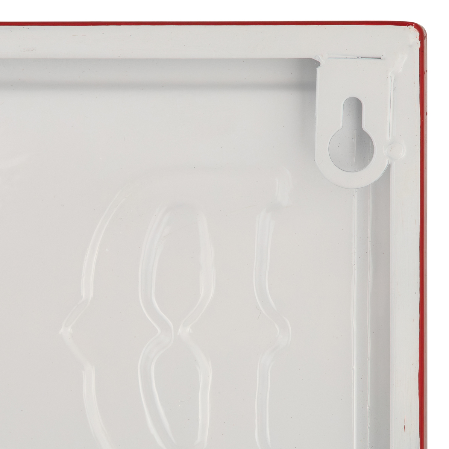 Affiche murale en métal pour barbecue DAD's - 23 po - Rouge