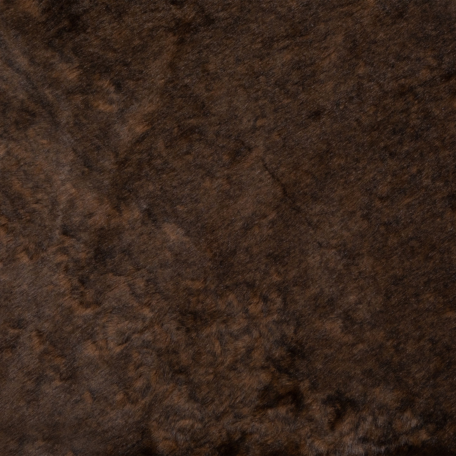 Mink Faux Fur Christmas Tree Skirt - 48" - Brown