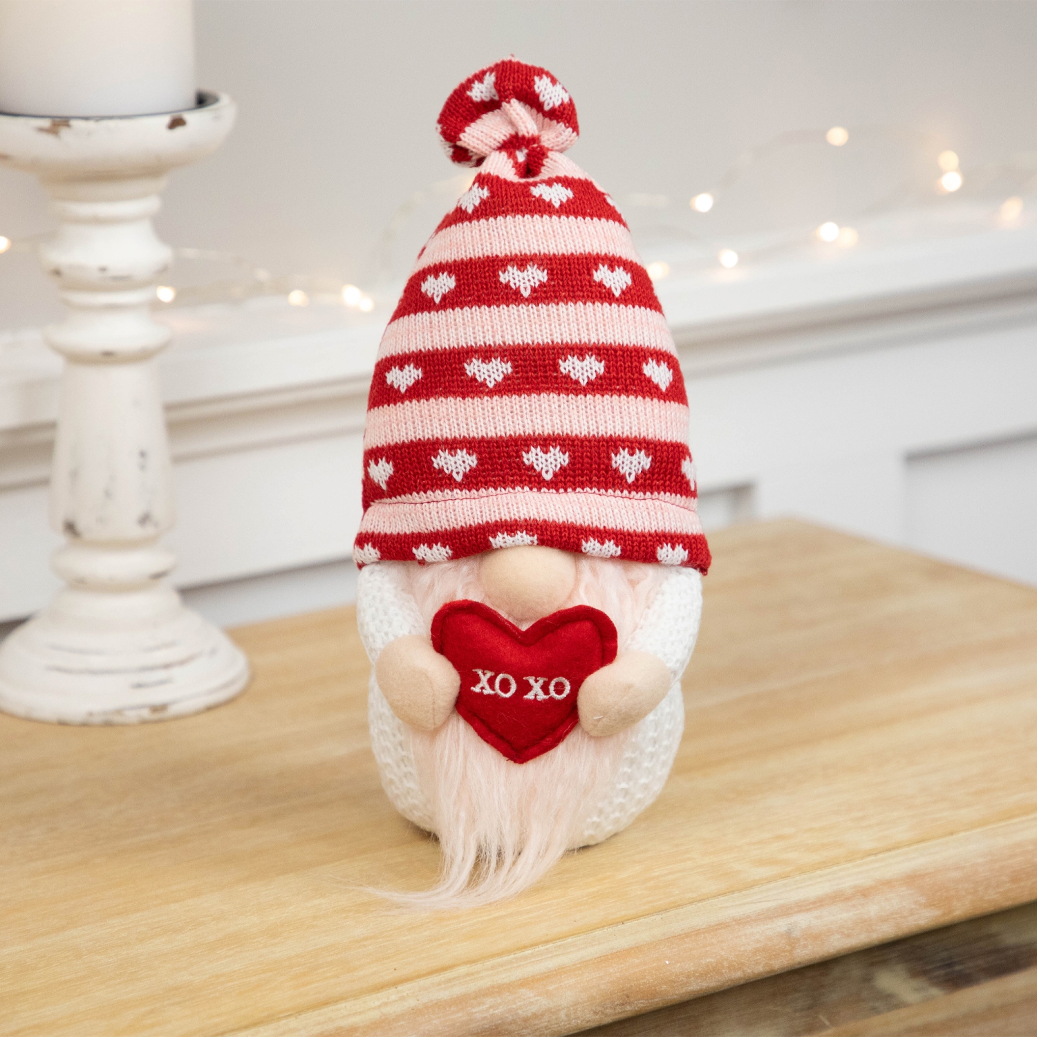 Plush "XOXO" Valentine's Day Gnome - 10"