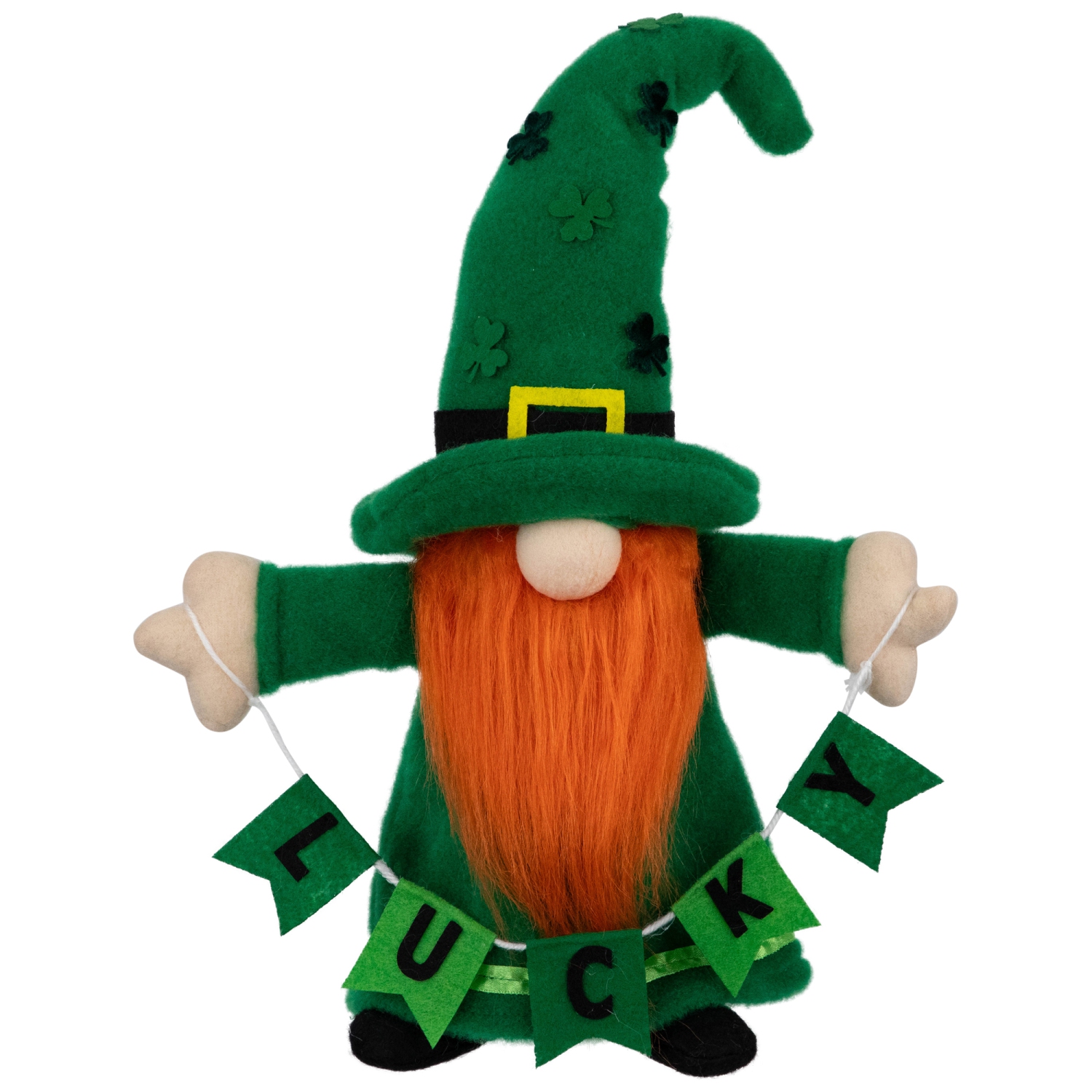 Lucky Gnome St. Patrick's Day Figurine - 16" - Green