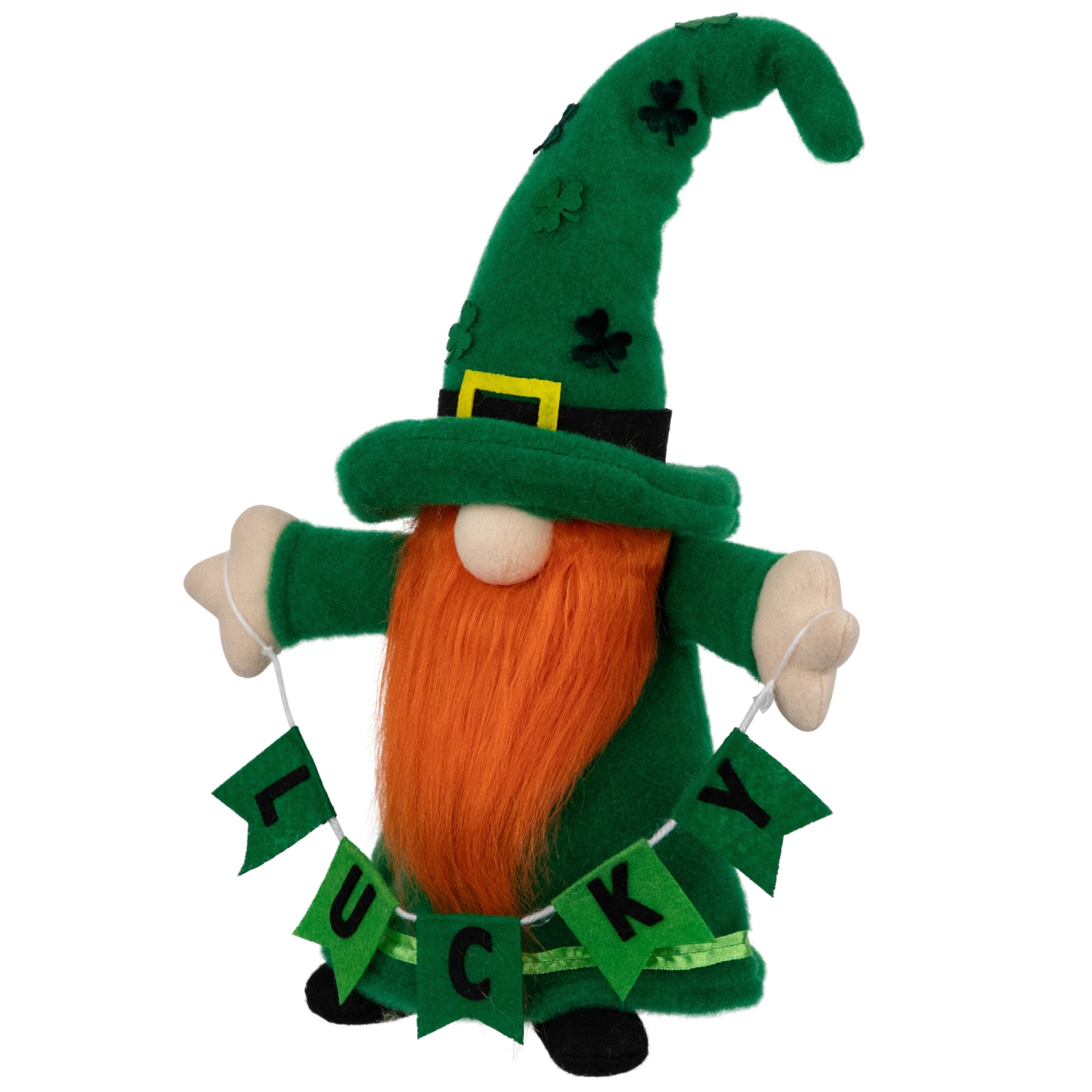 Lucky Gnome St. Patrick's Day Figurine - 16" - Green