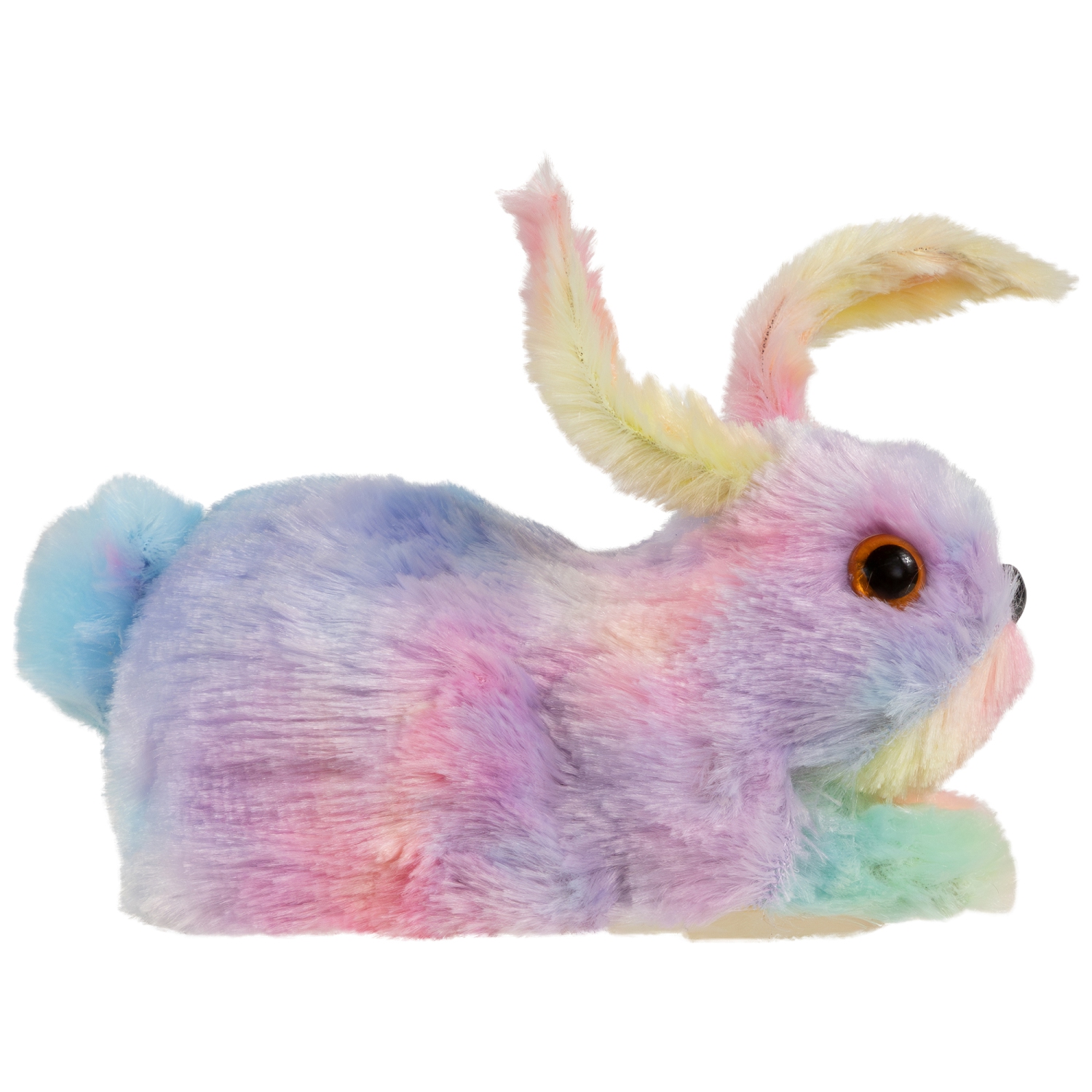 Plush Pastel Tie Dye Easter Bunny Figurine - 7" - Multicolor