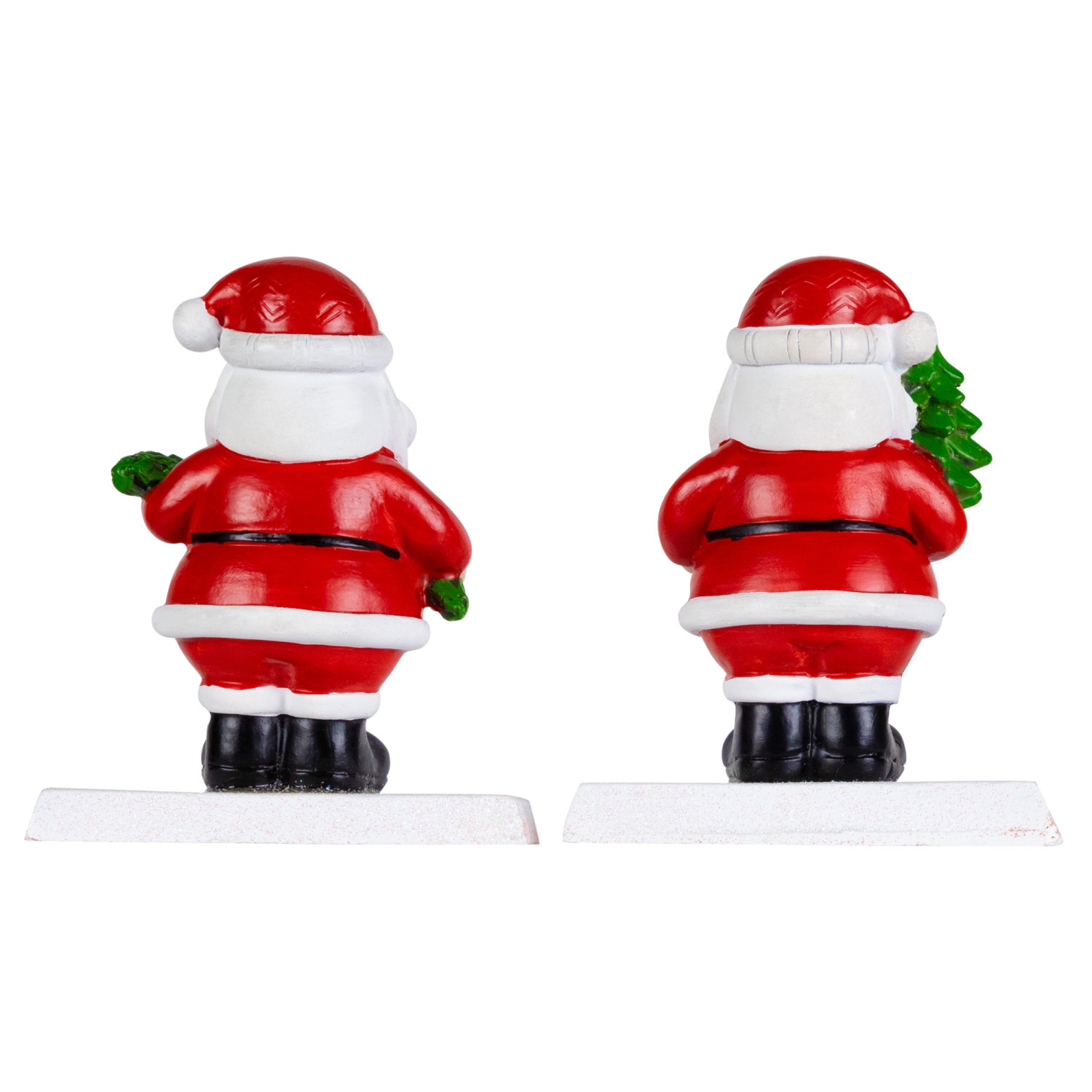 Santa Claus Christmas Stocking Holders - 4.75" - Set of 2