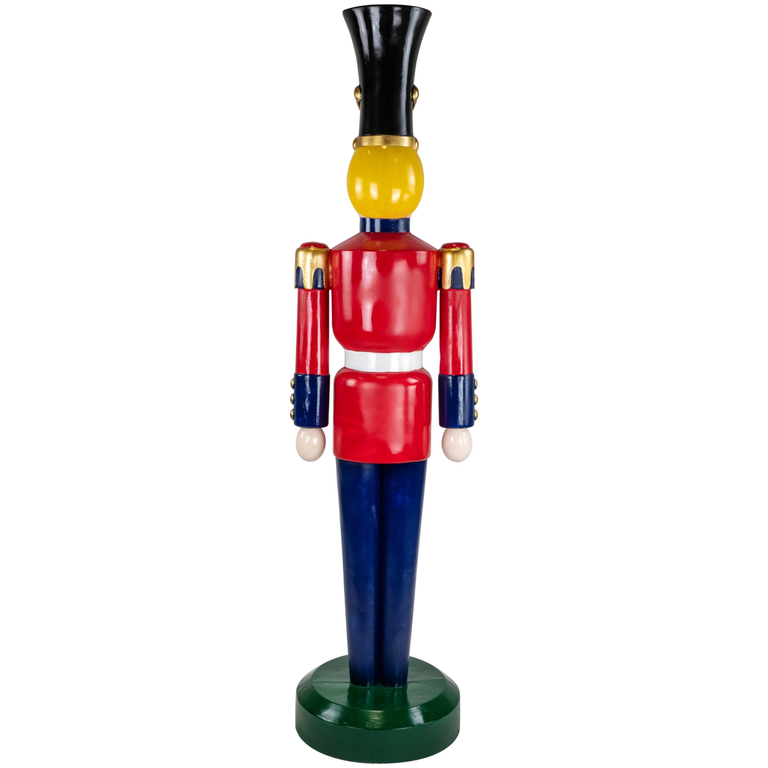 Fiberglass Commercial Christmas Toy Soldier with Jewels - 6.25'