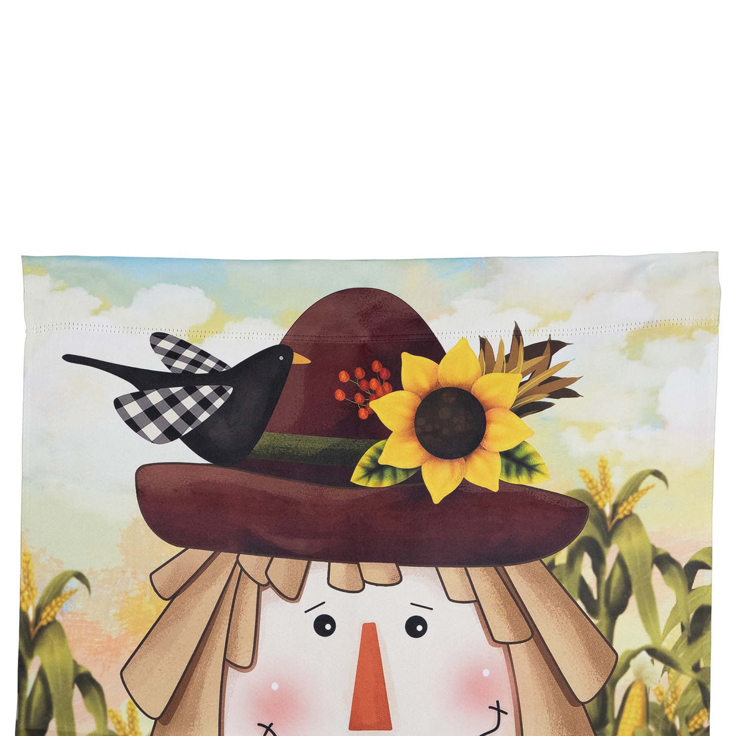 Drapeau d'automne pour l'extérieur de l'Épouvantail - 40 x 28 po