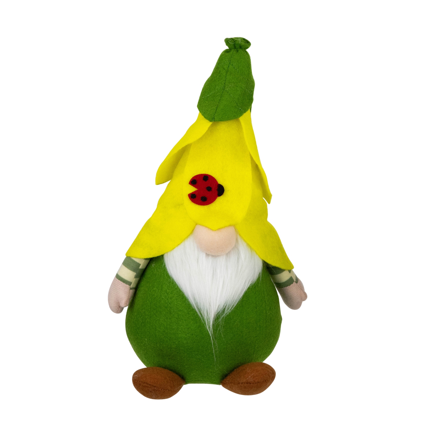 Ladybug Gnome Spring Figure - 11" - Yellow