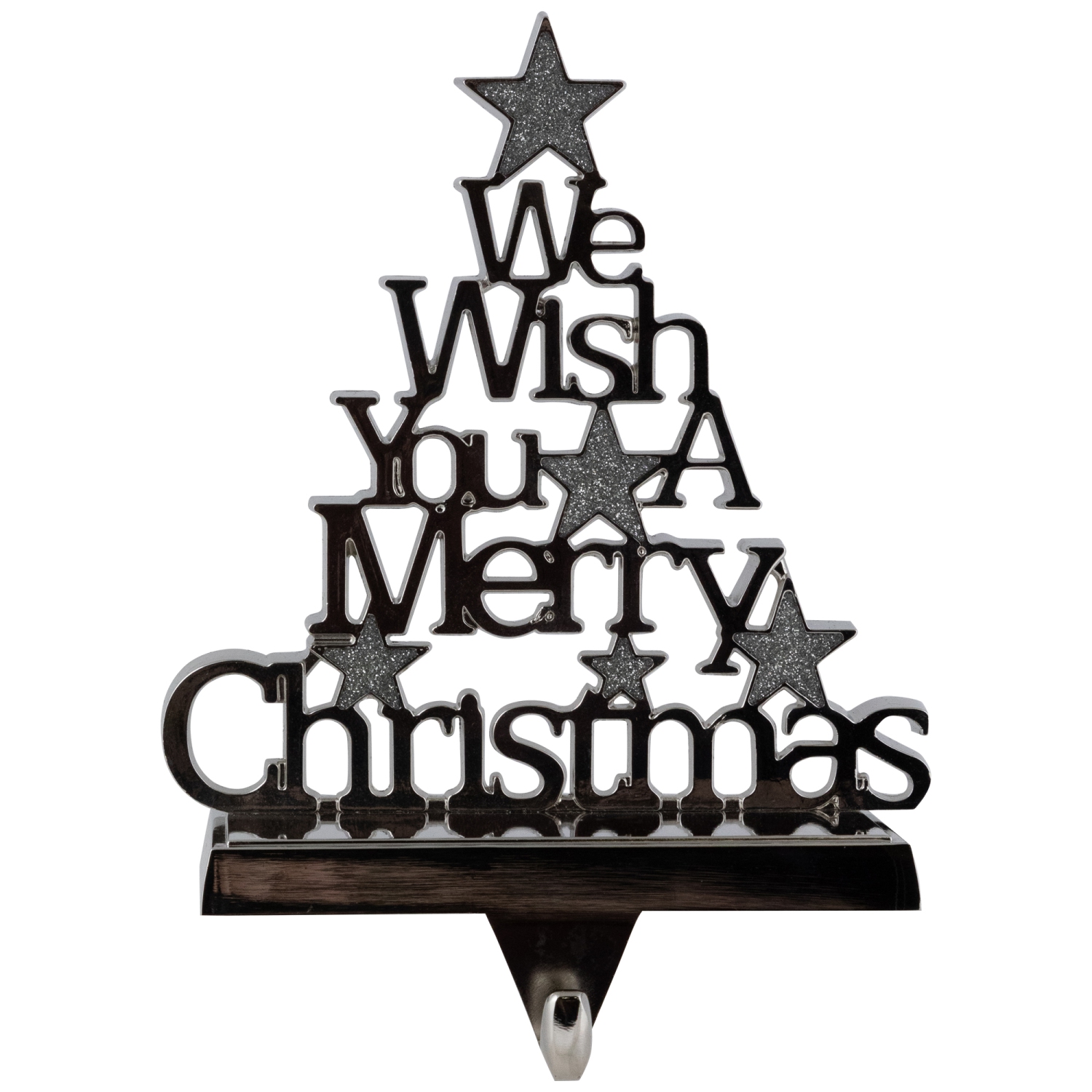 We Wish You a Merry Christmas Tree Stocking Holder - 6.25"