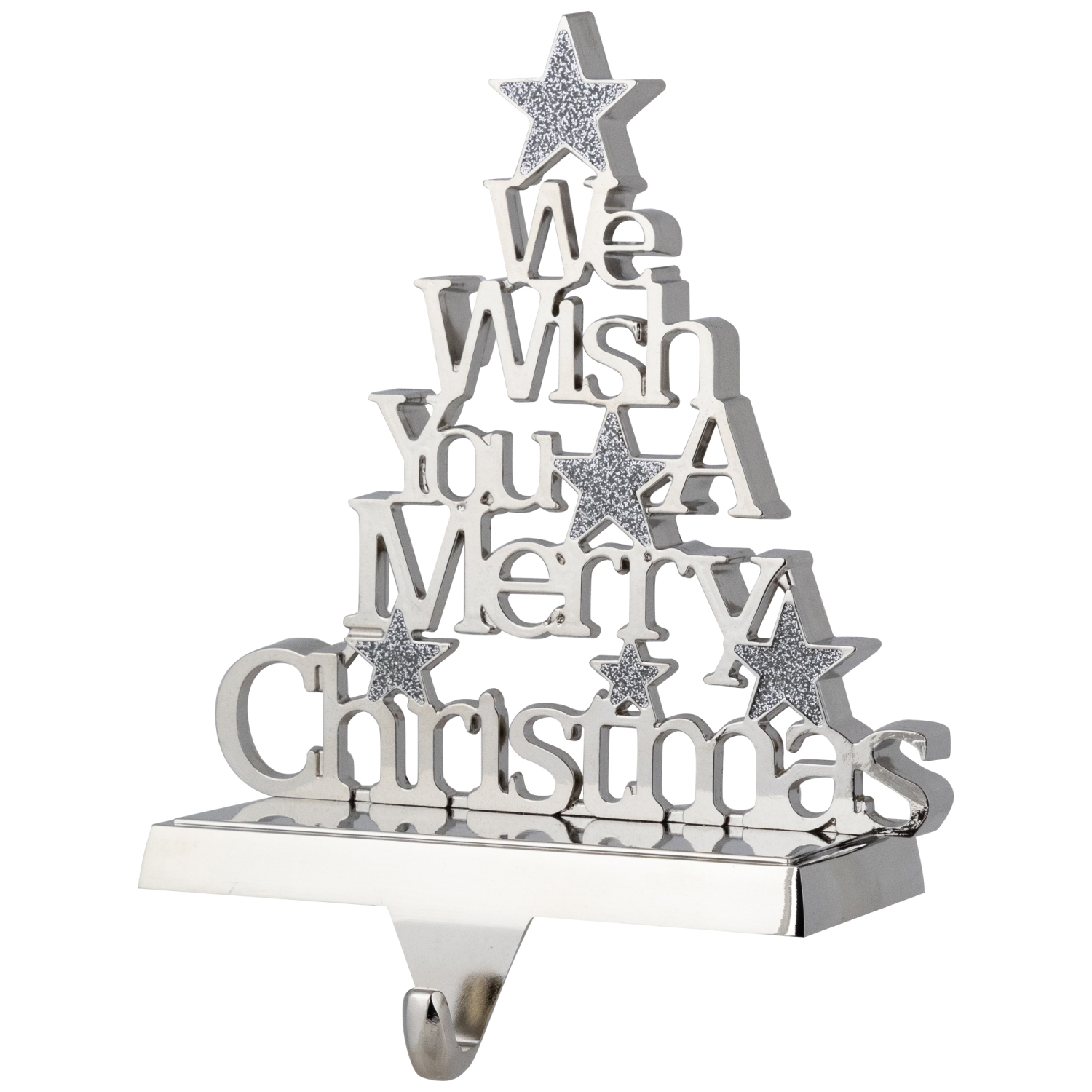 We Wish You a Merry Christmas Tree Stocking Holder - 6.25"