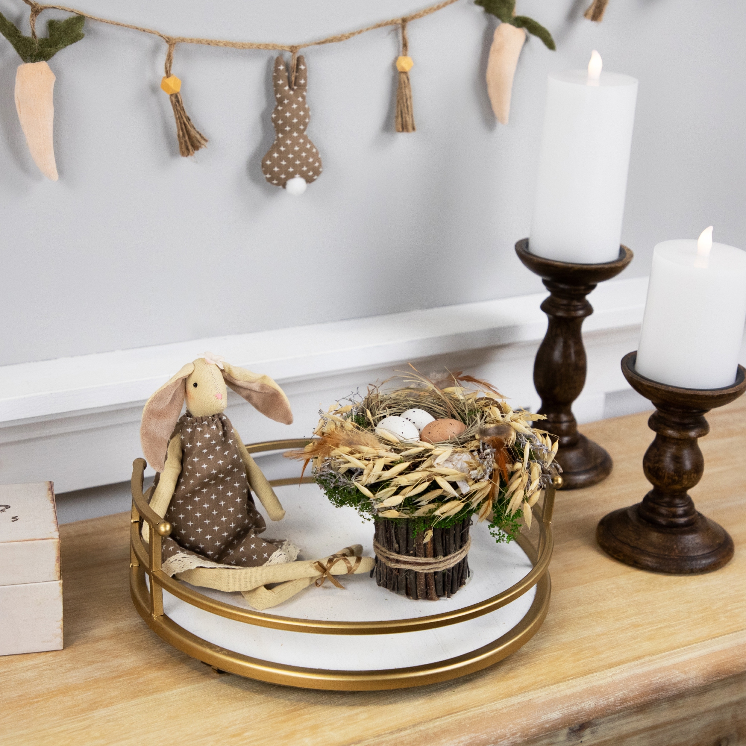 Bird's Nest with Eggs Easter Bundle Decoration - 6.5"