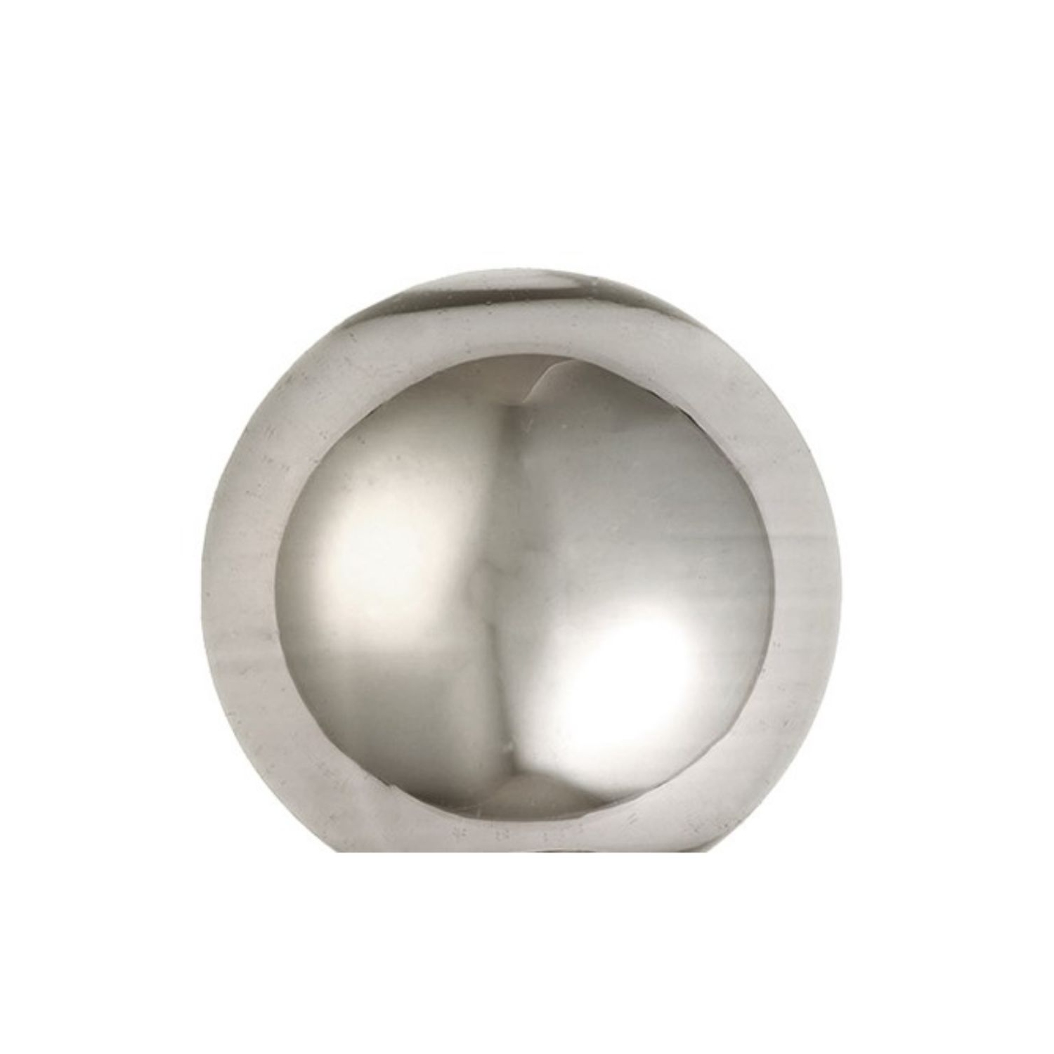 Petite Shiny Finish Glass Christmas Ball Ornaments - 1.25" - Silver - 40ct