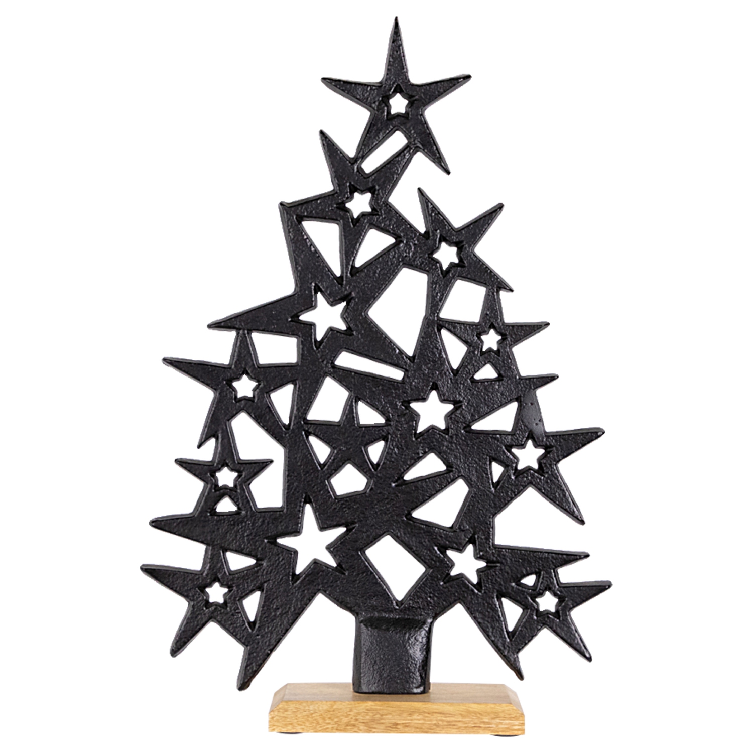 Super Star Tree Metal Christmas Decoration - 16.5"
