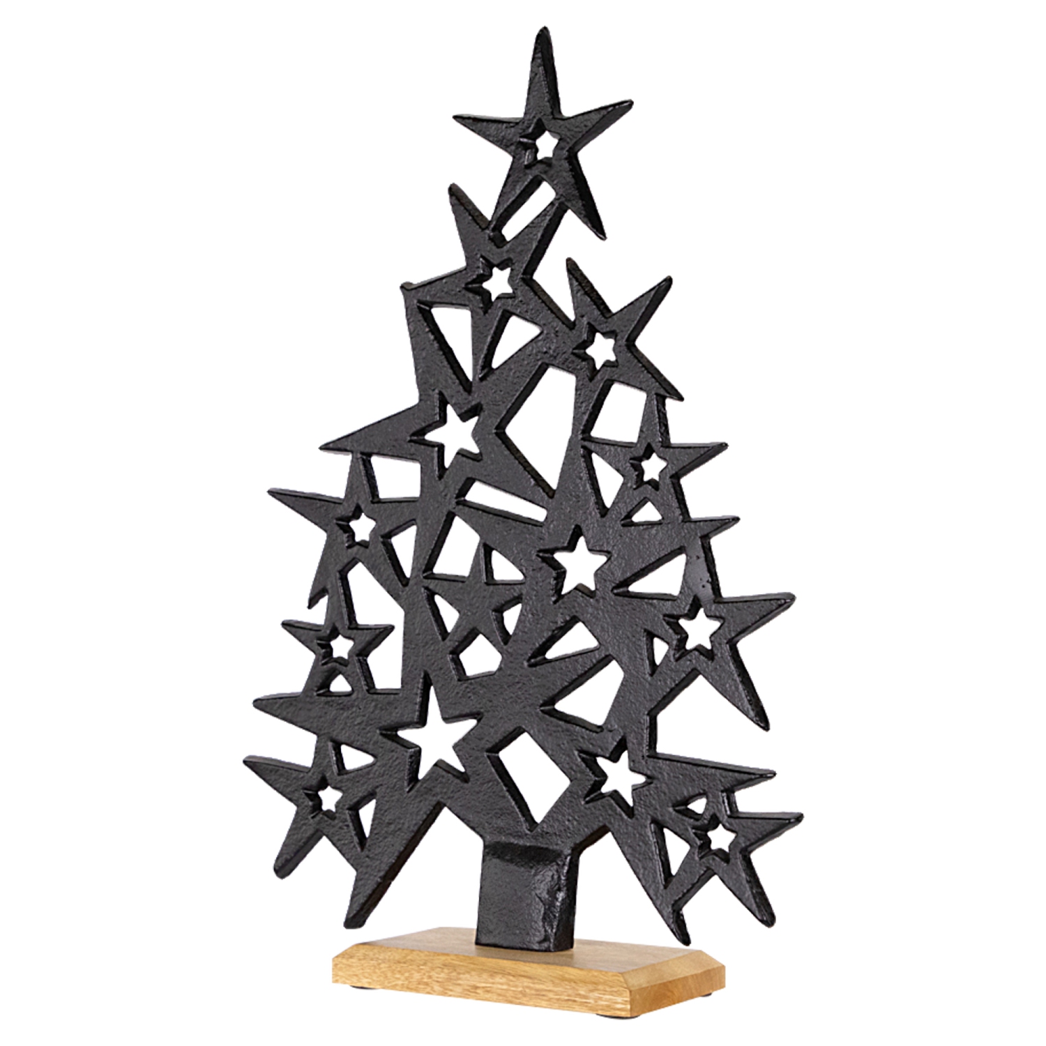 Super Star Tree Metal Christmas Decoration - 16.5"