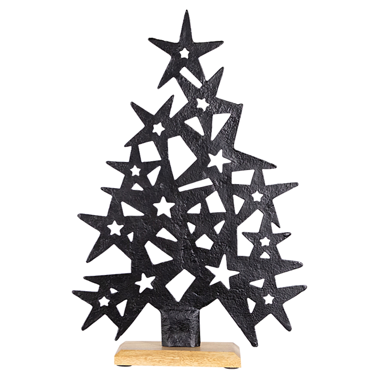 Super Star Tree Metal Christmas Decoration - 16.5"