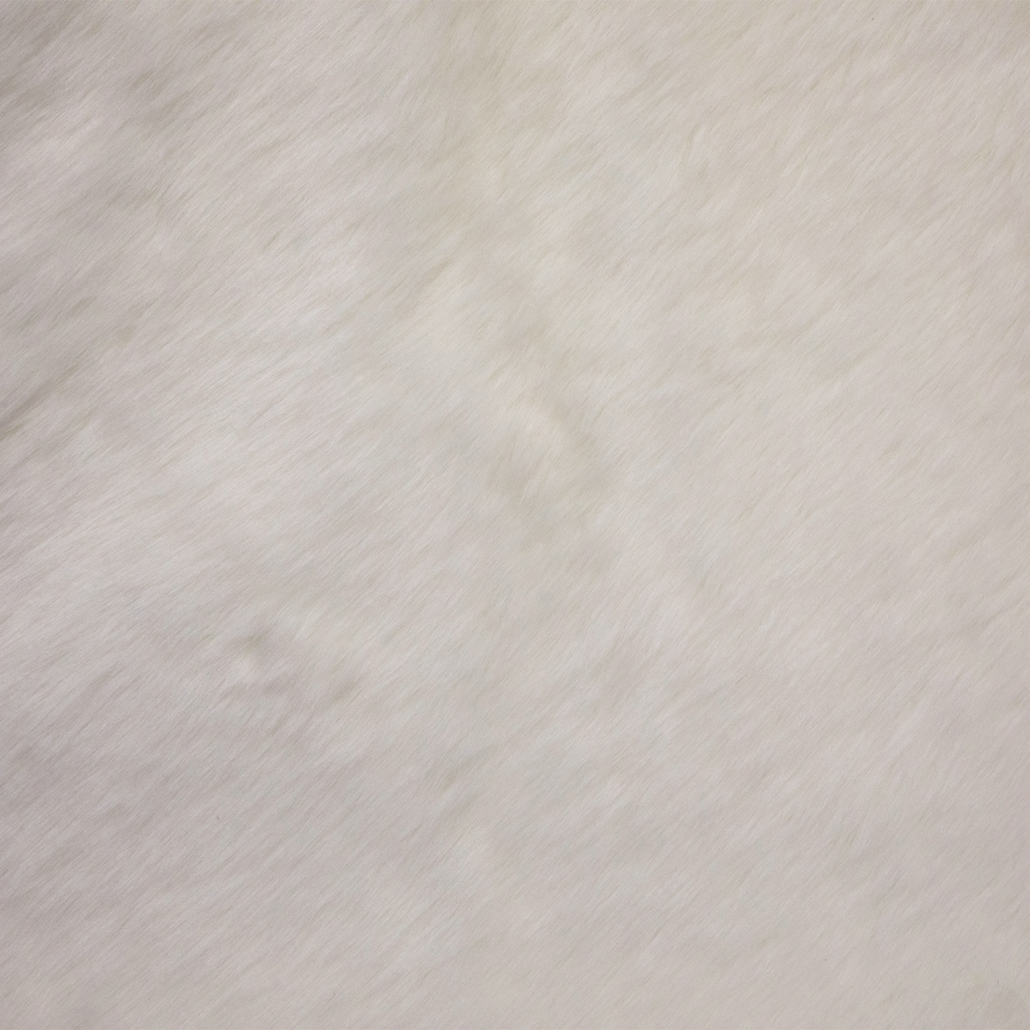 Polar Bear Faux Fur Christmas Tree Skirt - 48" - White