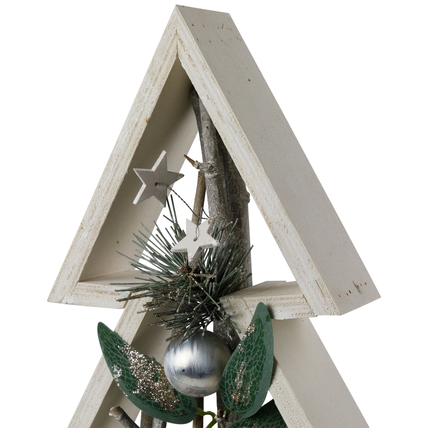 Stars and Pinecones Christmas Tree Decoration - 17.5"