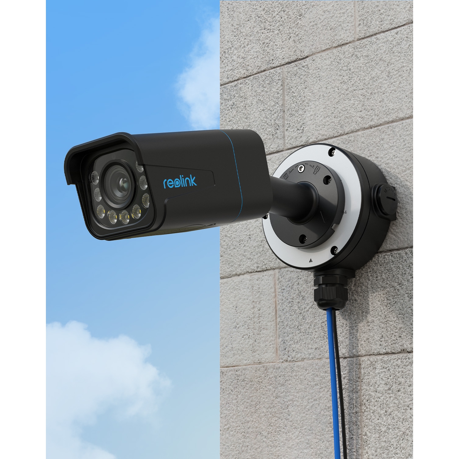 REOLINK Junction Box B10 Designed Camera B400, RLC-510A, RLC-510WA, RLC-810A, RLC-811A, RLC-811WA, RLC-1212A, Duo 2 PoE, Duo 2 WiFi, CX410, CX810