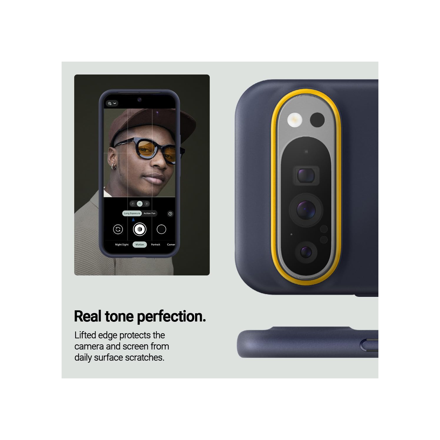 Caseology Nano Pop for Google Pixel 9 Pro XL Case 5G Silicone Case - Blueberry Navy