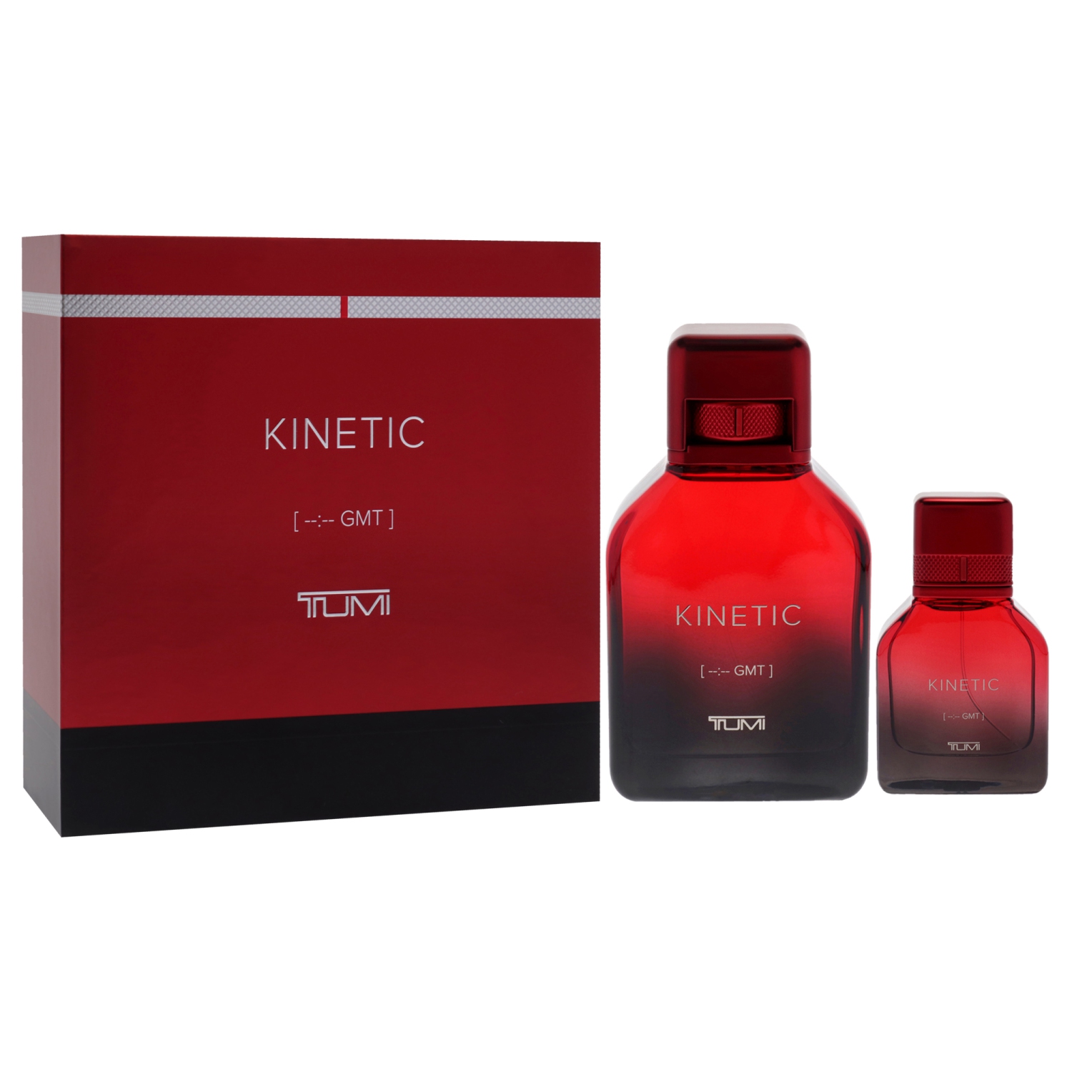 Kinetic de TUMI pour hommes - Ensemble-cadeau 6,8&nbsp;oz en vaporisateur EDP 2 ml, vaporisateur 1&nbsp;oz EDP