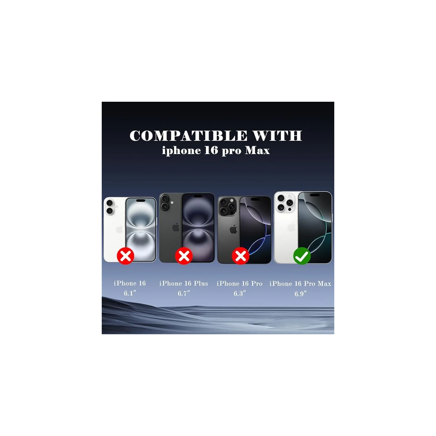 iPhone 16 Pro Max Privacy Screen Protector 2 Pack [6.9 Inch] – Tempered Glass, Anti-Spy, 9H Hardness, Anti-Scratch