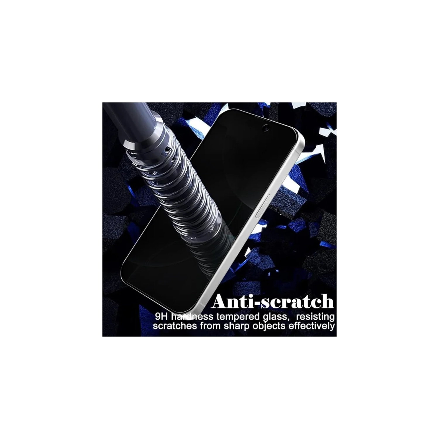 iPhone 16 Pro Max Privacy Screen Protector 2 Pack [6.9 Inch] – Tempered Glass, Anti-Spy, 9H Hardness, Anti-Scratch