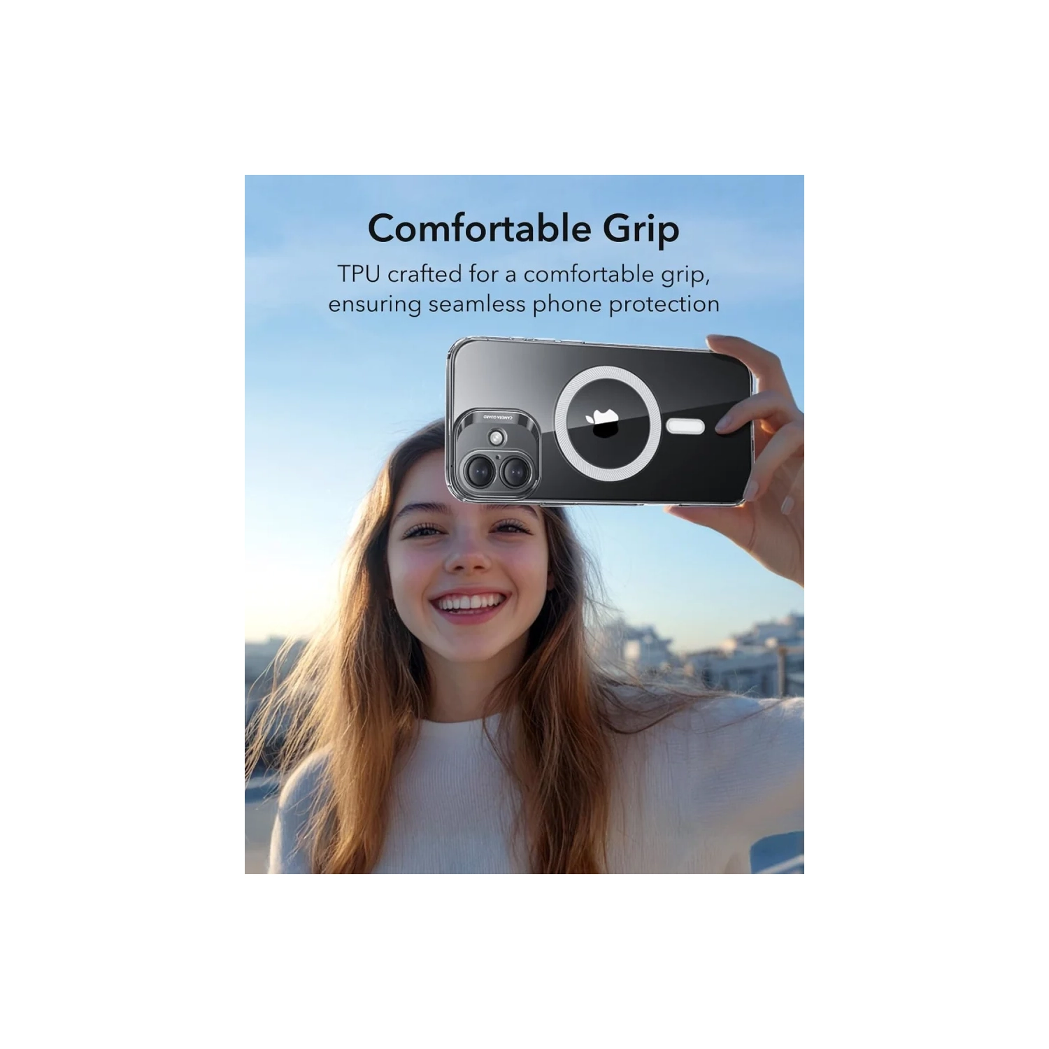 iPhone 16 Case – MagSafe Compatible, Clear Shockproof Thin Cover, Camera Protection, Anti-Yellowing & Scratch Resistant, Zero Series