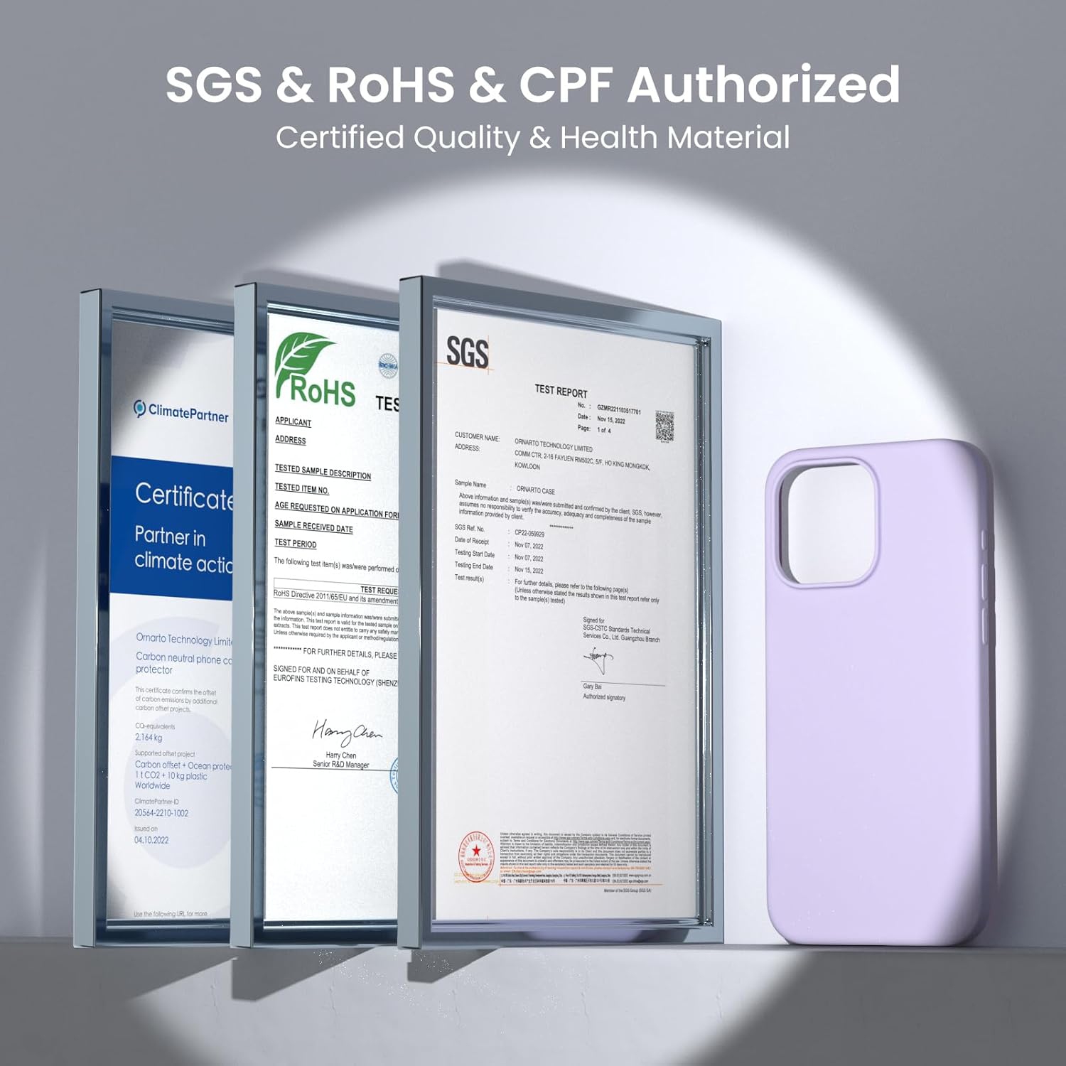 ORNARTO Compatible with iPhone 15 Pro Max Case, Slim Liquid Silicone 3 Layers Full Covered Soft Gel Rubber Phone Case Protective Cover with