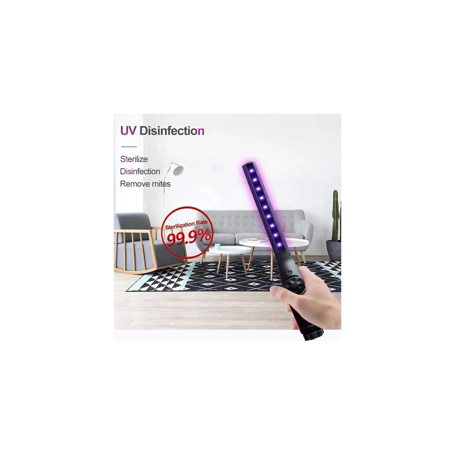 Tube-rallonge portatif UV UVC Light S*terizer Disinfection Lamp Ultra-Violet