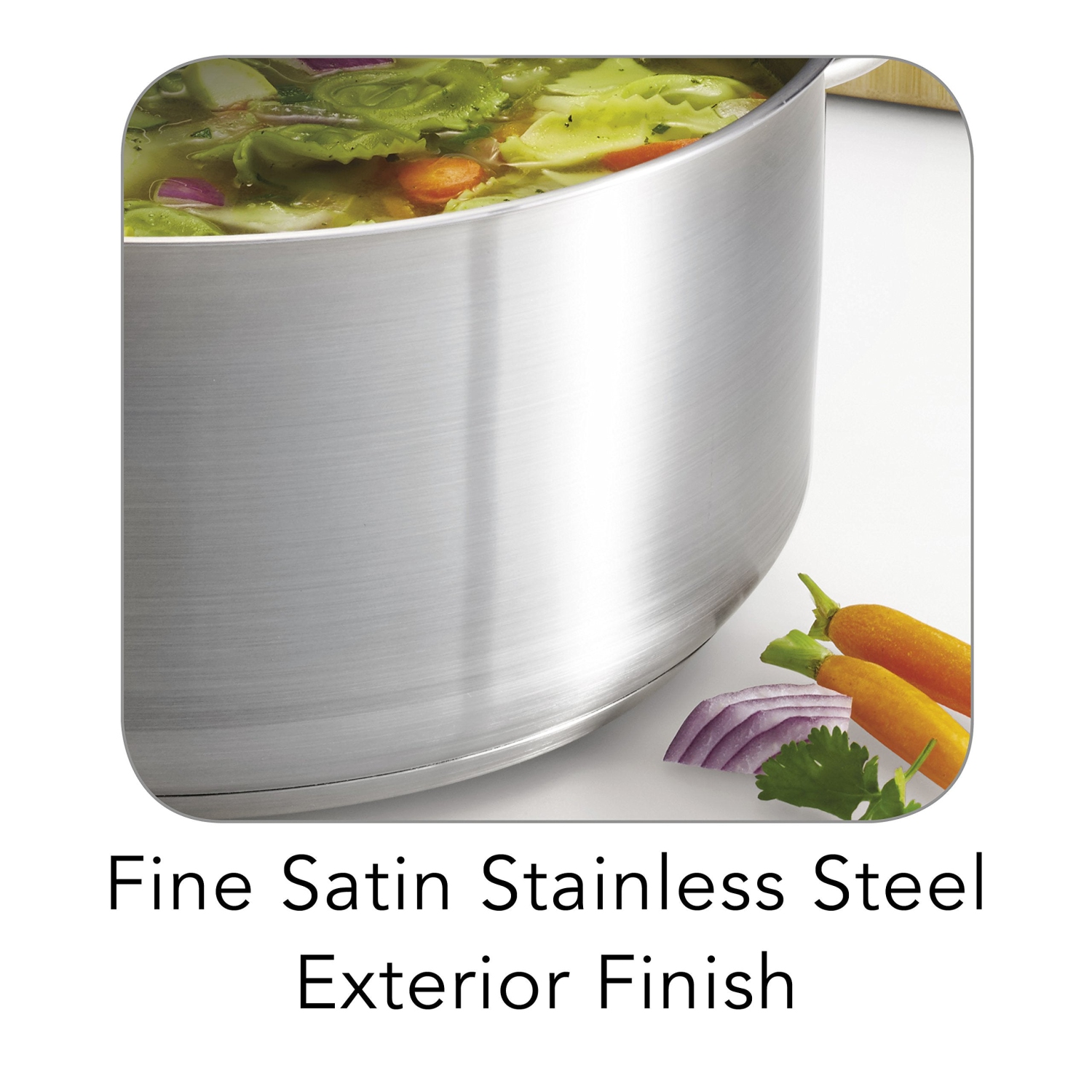 Tramontina – faitout avec couvercle en acier inoxydable Pro-Line 80117/576DS, 9 pintes, certifié NSF