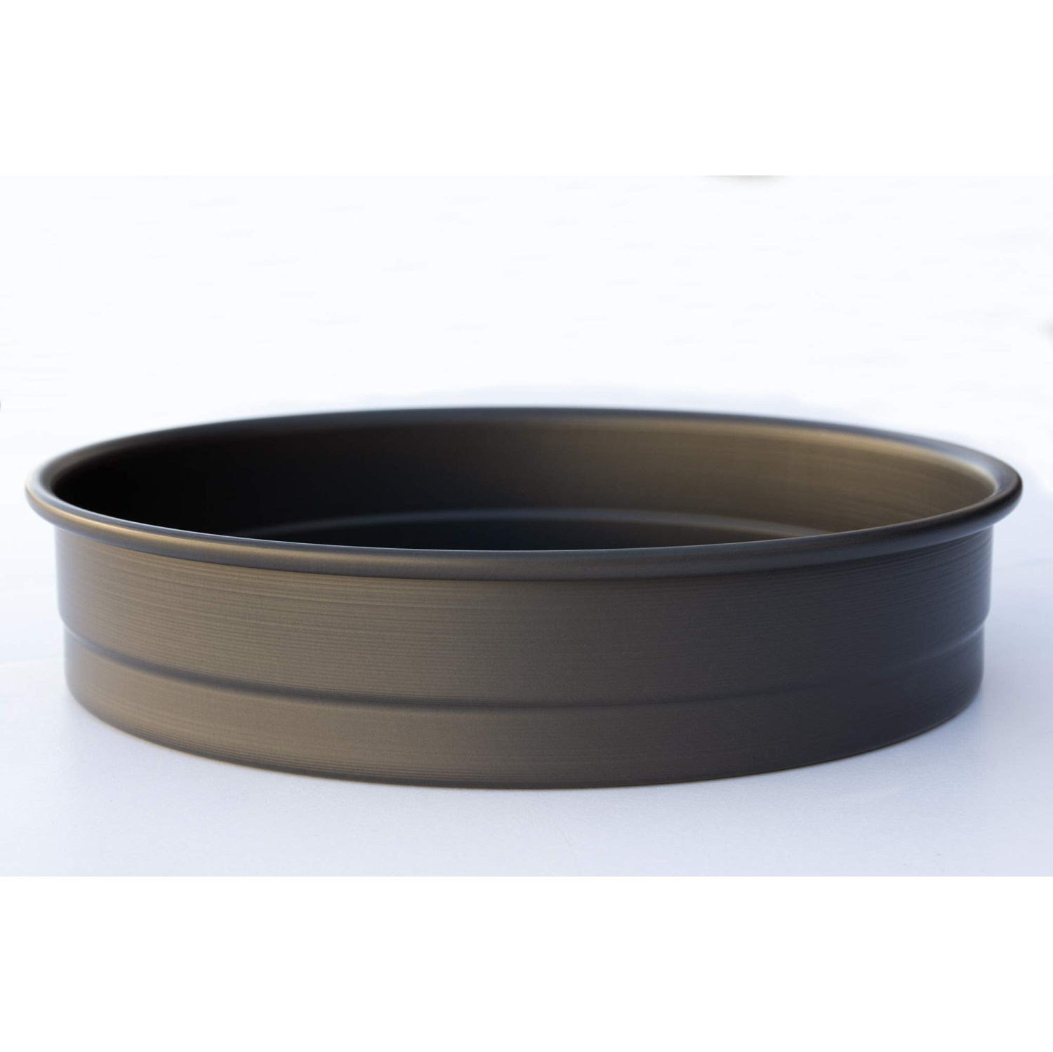 LloydPans 10x2.25 inch, Deep Dish Pizza Pan. Pre-Seasoned PSTK, Self-Stacking Pan.