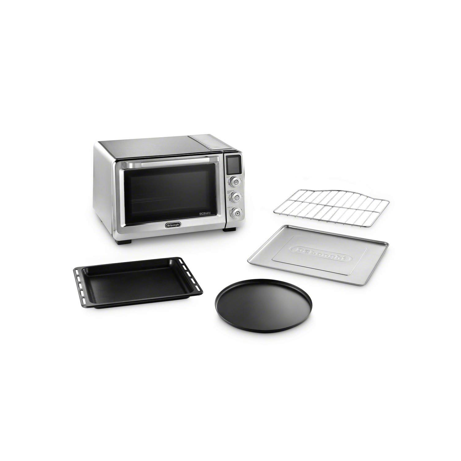 De'Longhi – four à convection numérique en acier inoxydable 241150&nbsp;M Livenza, argenté