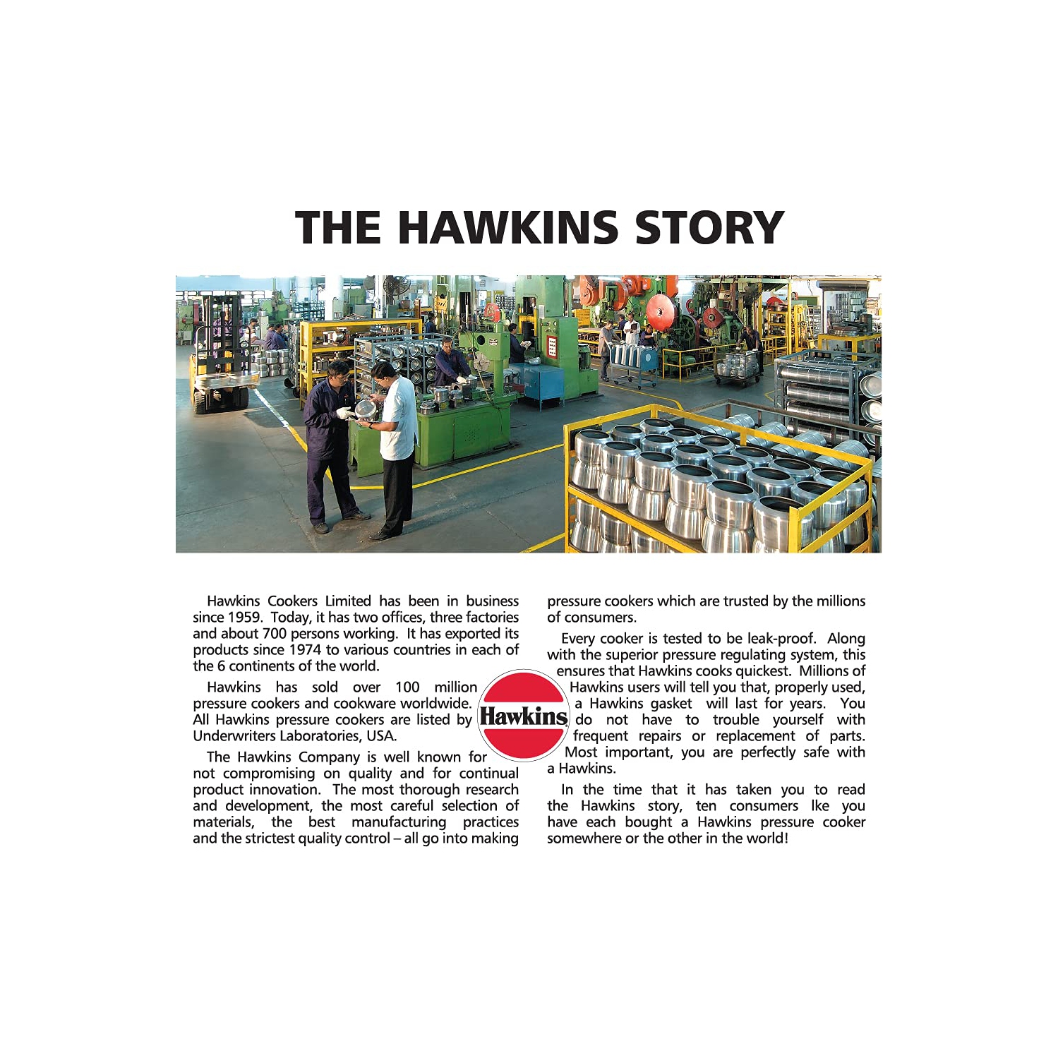 Hawkins – autocuiseur Contura à base très épaisse et à induction, CXT30 pintes, noir, 3L