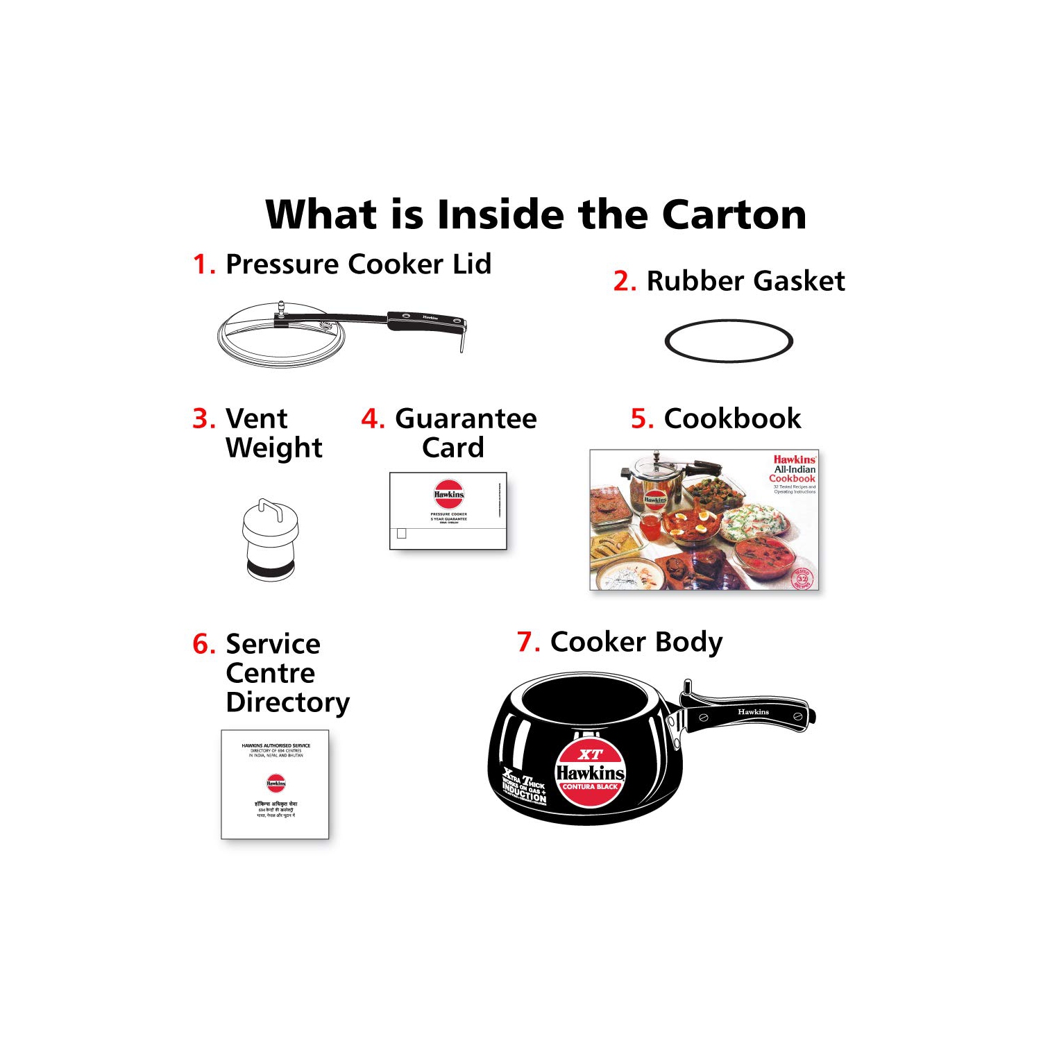Hawkins – autocuiseur Contura à base très épaisse et à induction, CXT30 pintes, noir, 3L