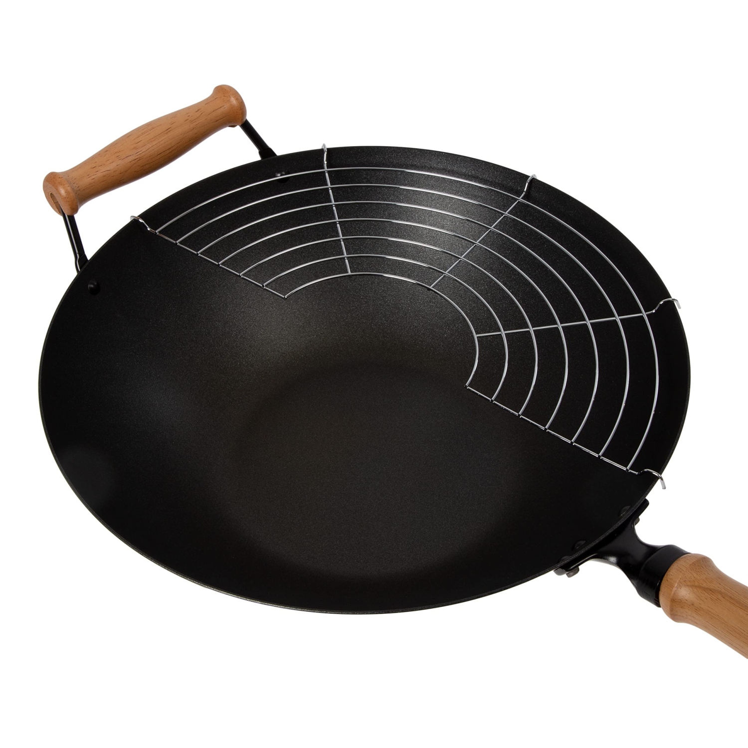 Joyce Chen 22-9938, Pro Chef 14 Inch 10 Piece Excalibur Non-Stick Wok Set