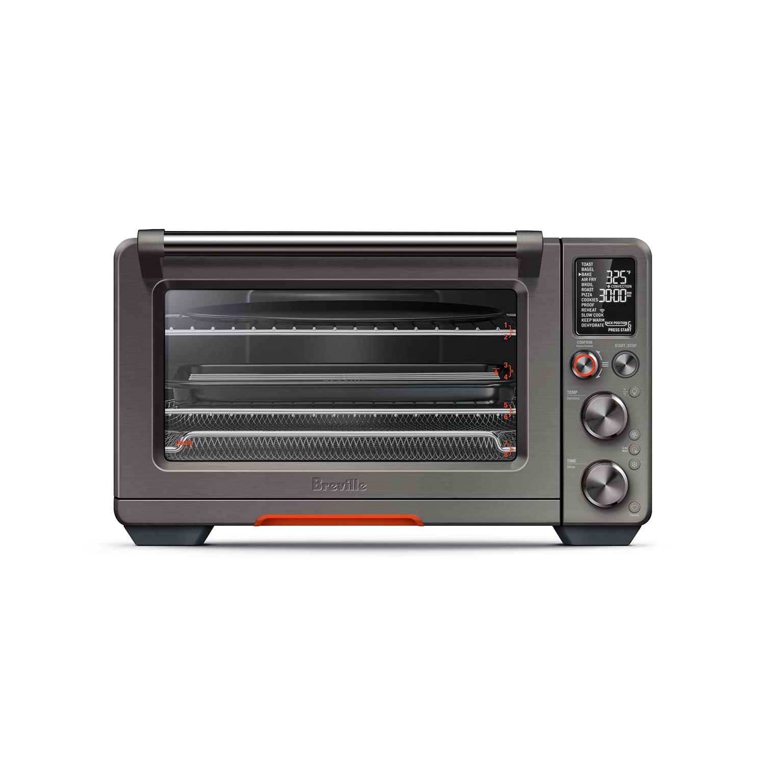 Breville the Joule Oven Air Fryer Pro, BOV950BST, Black Stainless Steel