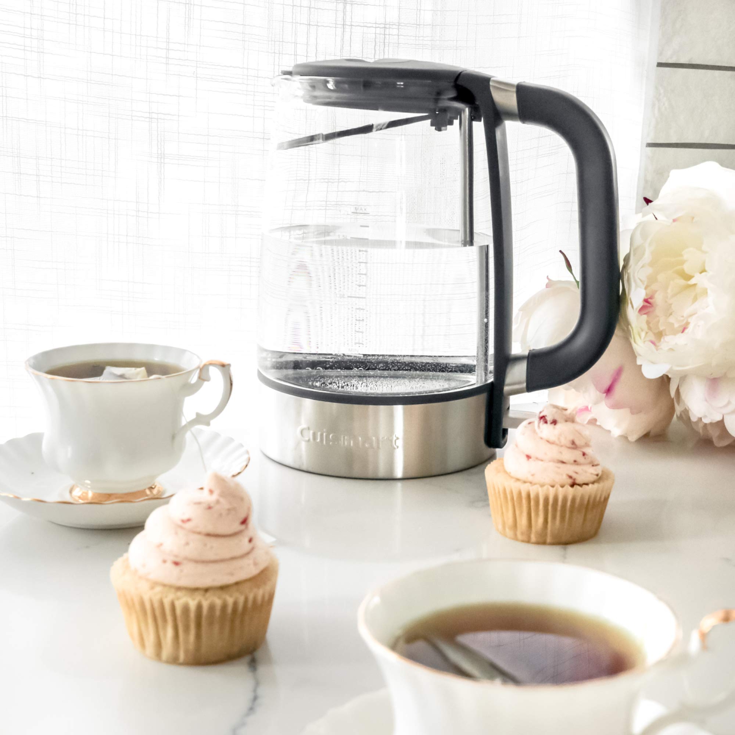 CUISINART GK-17C ViewPro 1.7 L Glass Kettle, Silver