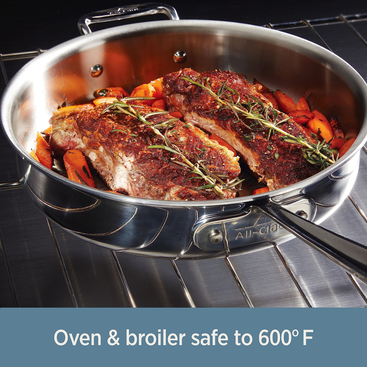 Batterie de cuisine entièrement revêtue de poêles à frire en acier inoxydable de D3&nbsp;cm, 10 po et 12 po, argent