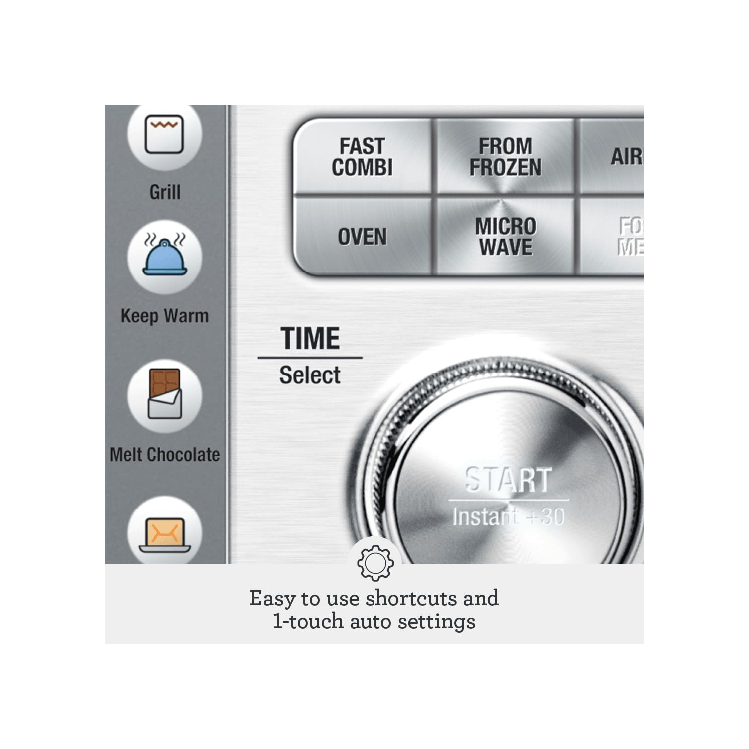 Breville Combi Wave 3-in-1 Microwave BMO870BSS, Brushed Stainless Steel