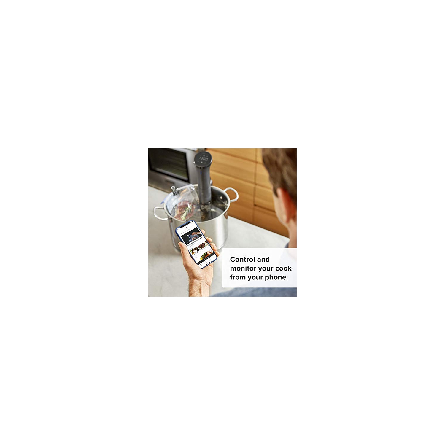 ANOVA – Cuiseur de précision sous vide Culinary AN400-US00 Nano, 12,8 x 2,2 x 4,1 po, noir