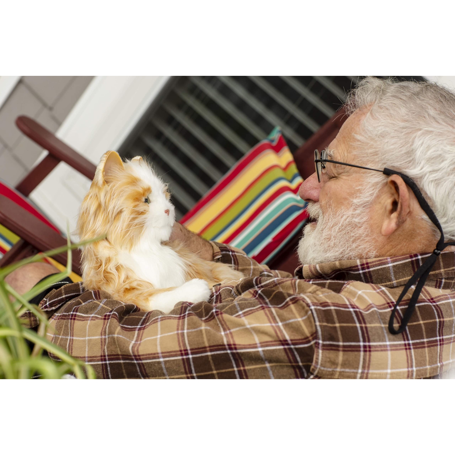 Ageless Innovation | Joy For All Companion Pets | Orange Tabby Cat | Lifelike & Realistic