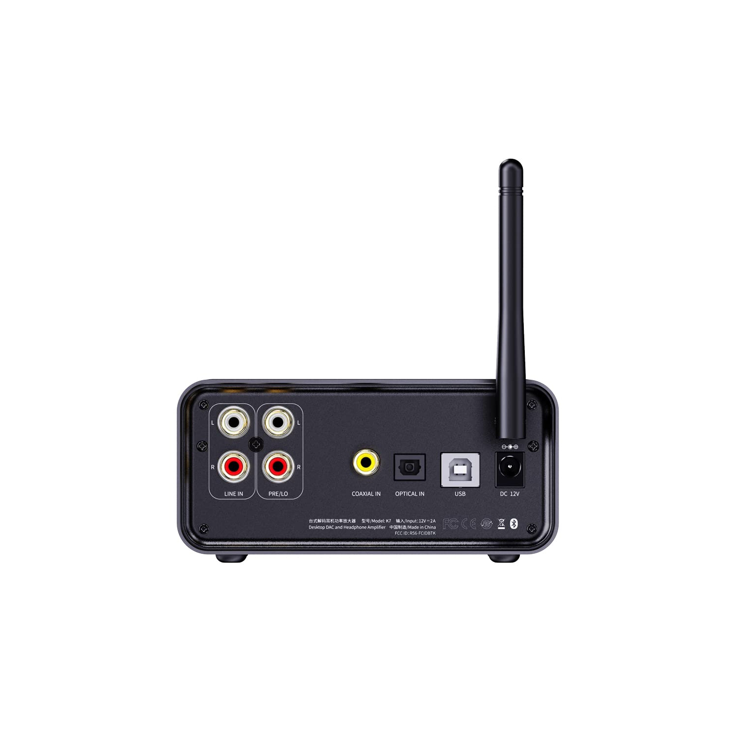 FiiO K7 BT Balanced HiFi DAC Bluetooth Headphones Amplifier