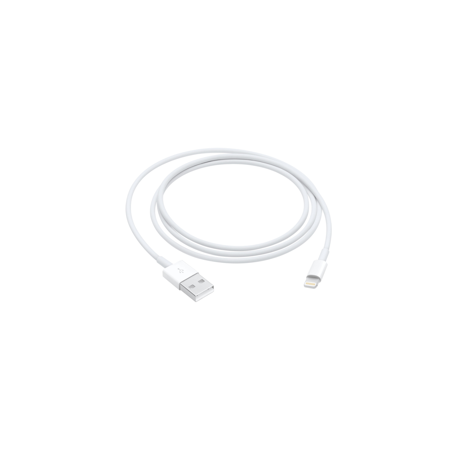 Remis à neuf Apple 1&nbsp;m (3,28&nbsp;pi.) Câble USB/Lightning (MXLY2AM/A) - Blanc