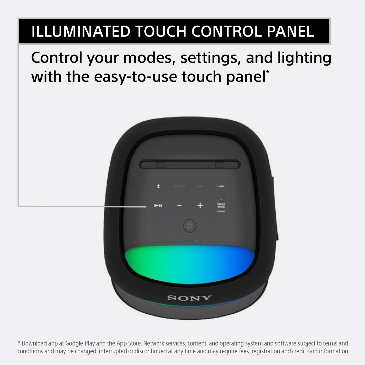 Sony SRS-XV500 Bluetooth Wireless Party Speaker - Black