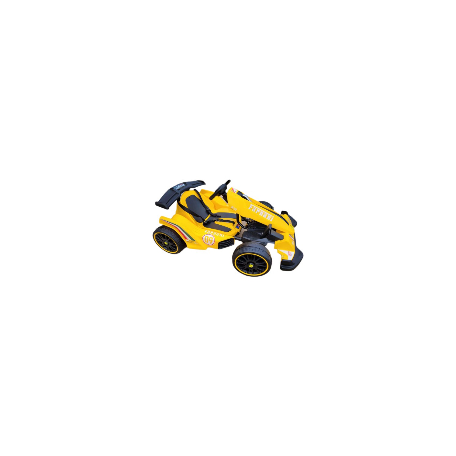 Zoom Buggeez 2024 12V Ferrari Style Kids Electric Ride On Go Kart