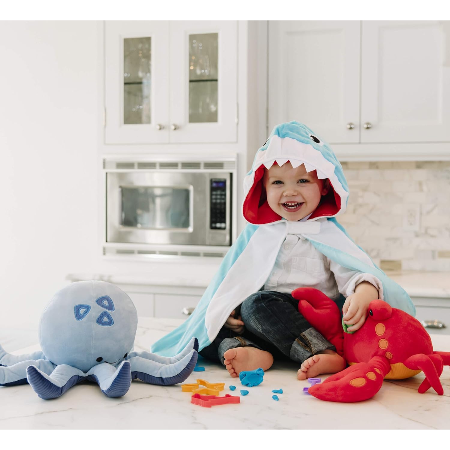 GUND Marley Octopus Plush Stuffed Animal, Blue, 16"