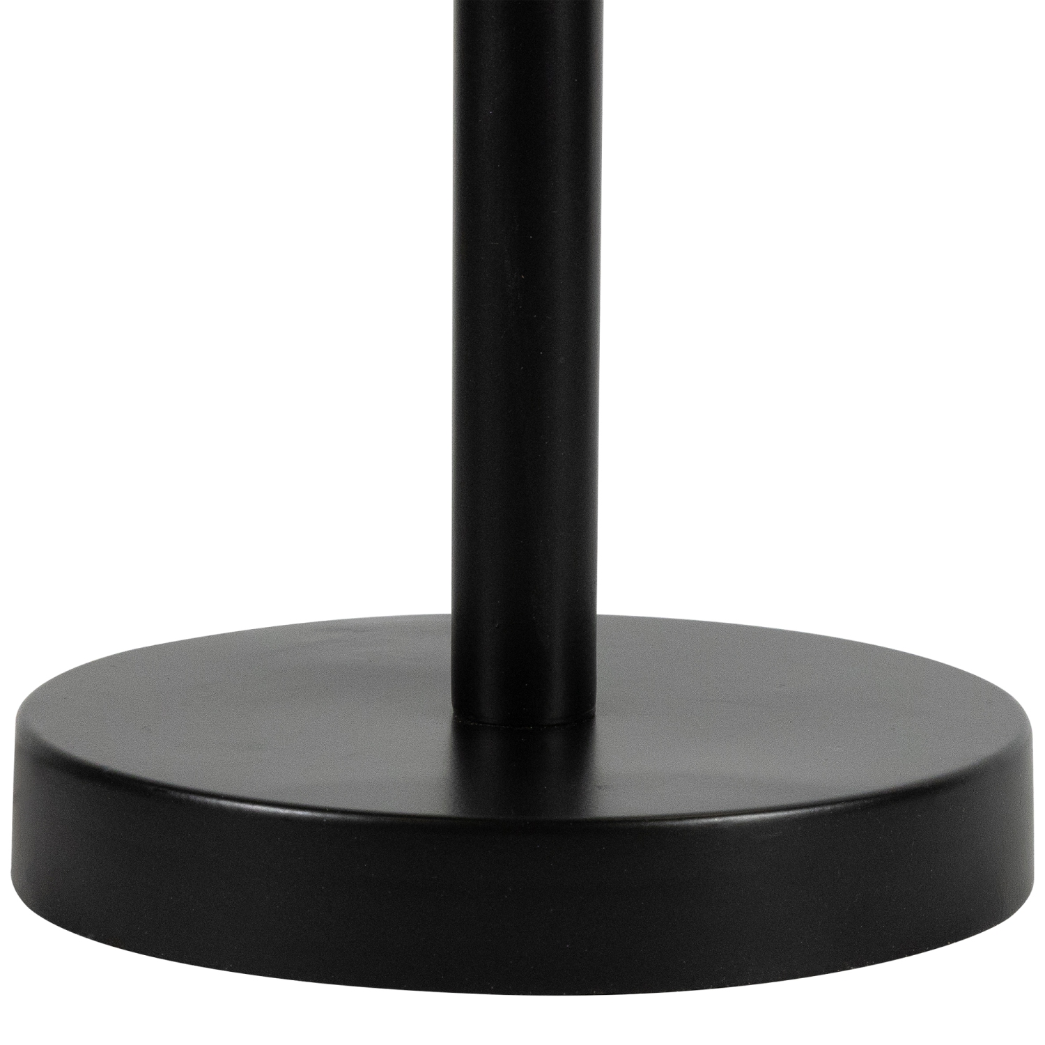 Laser-Cut Iron Table Lamp with Shade - 24.5" - Black and Gold