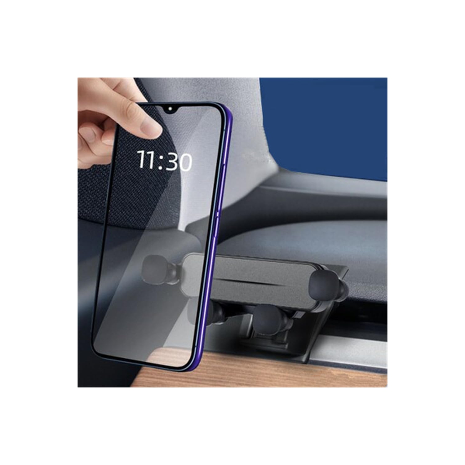 Car Cell Phone Mount Holder for Tesla Model 3 Model Y 2017-2023, Compatible with 4.7-6.7inch for All iPhone & Android Phones,Black